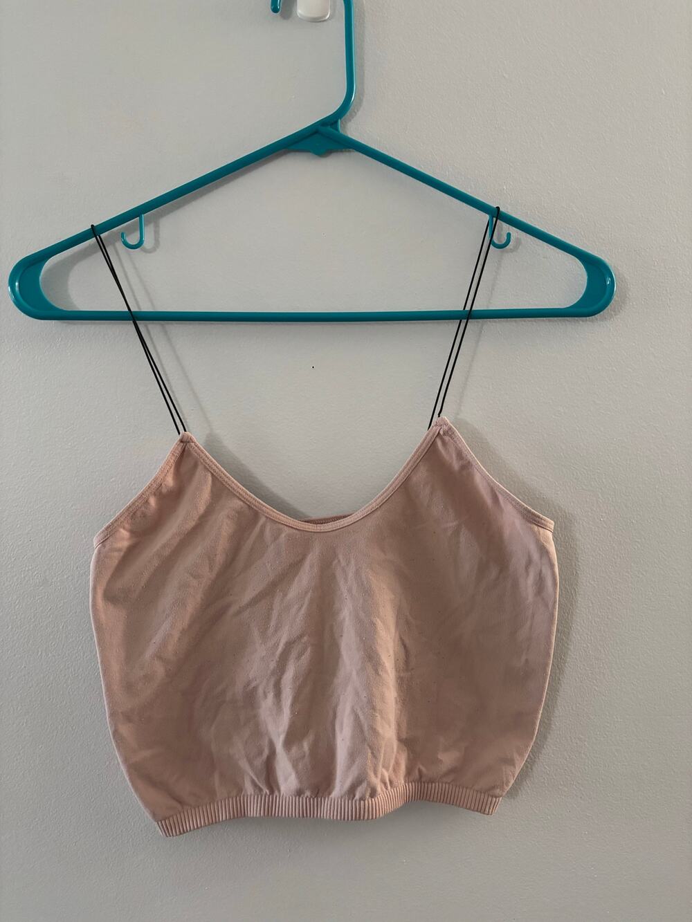 Free People Intimately Womens Brami Tank Size Medium/Large Nude Crop Cami Top